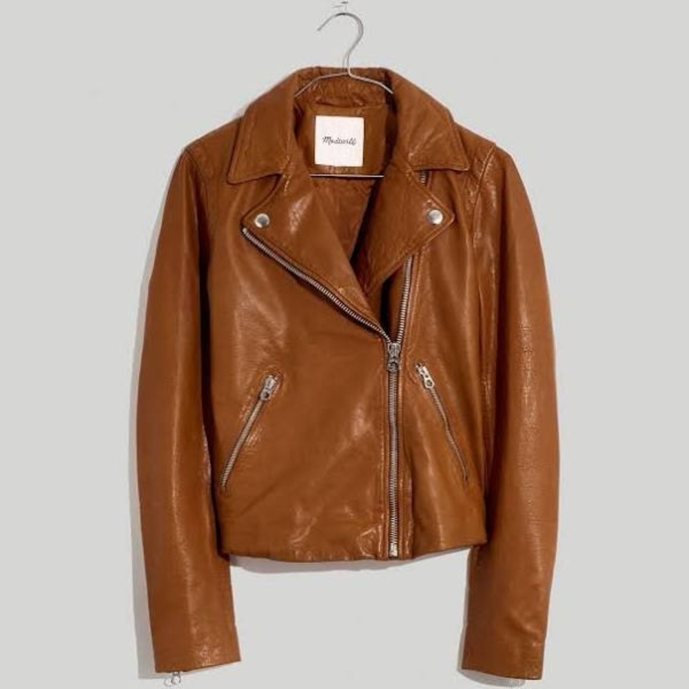 Madewell Women's Brown Leather Jacket